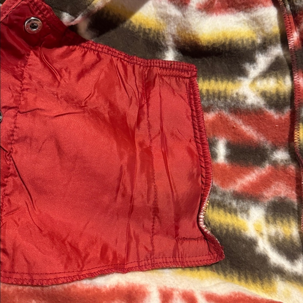 Zeagoo Tribal Pattern Jacket - Red, Yellow, Brown - Picture 13 of 16